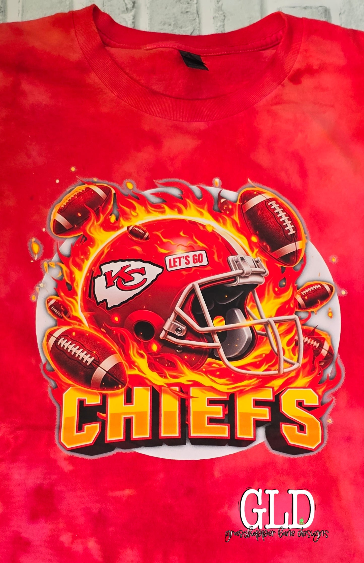 Football - KC Fire Ice Dye - t-shirt