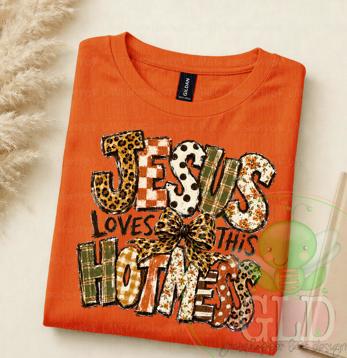 Jesus Loves This Hot Mess Shirt | Funny Faith Tee | GLD