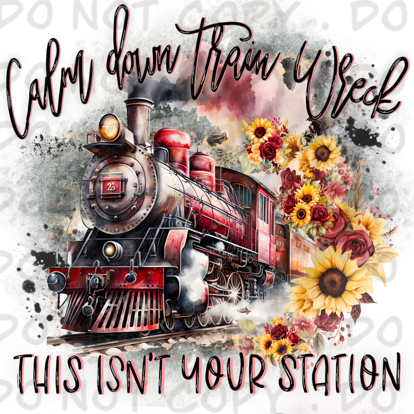 Snark - Calm Down Train Wreck Tee