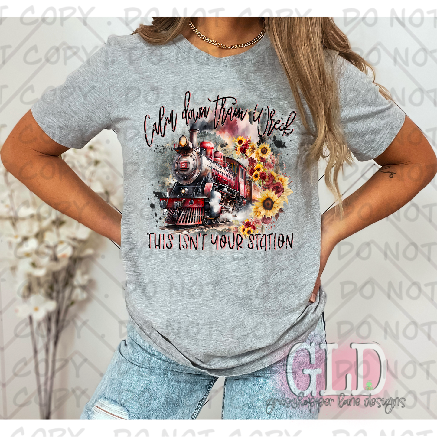 Snark - Calm Down Train Wreck Tee