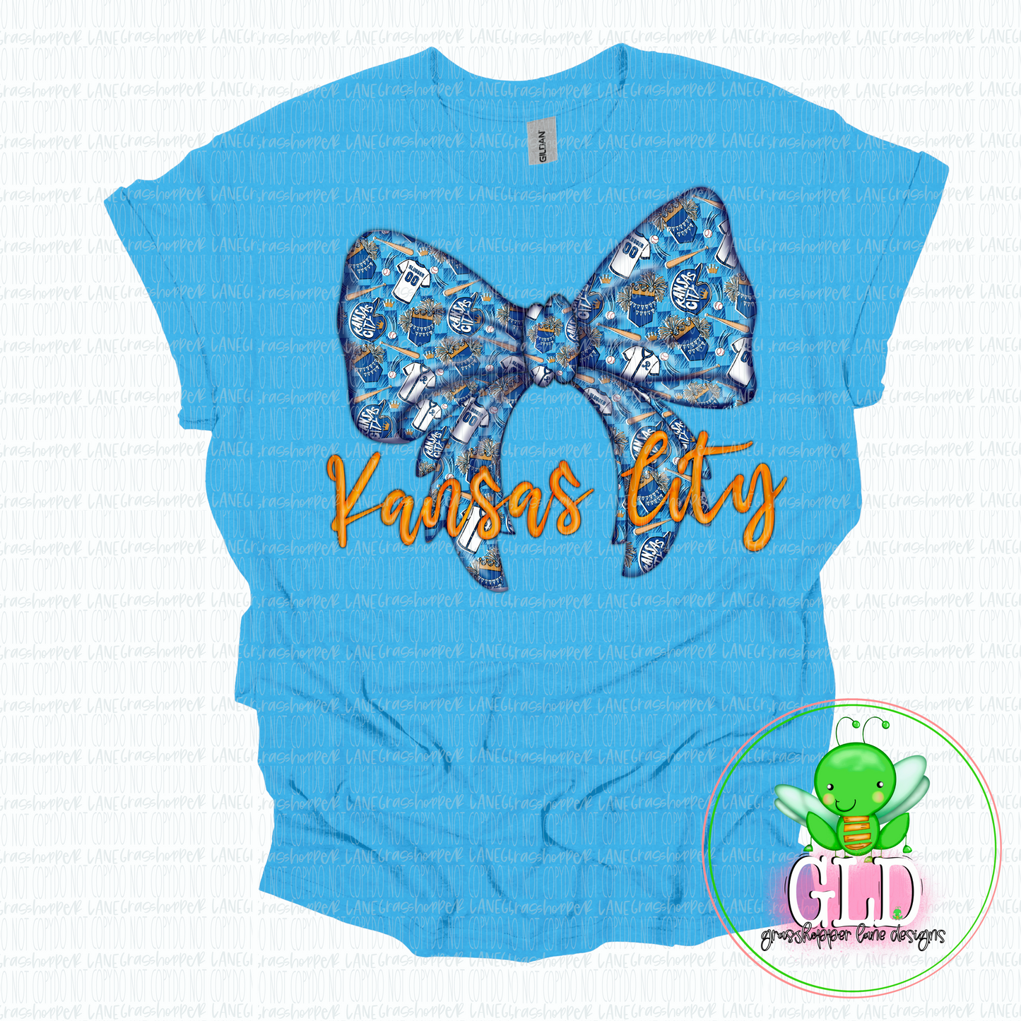 Baseball - Kansas City Bow Tee