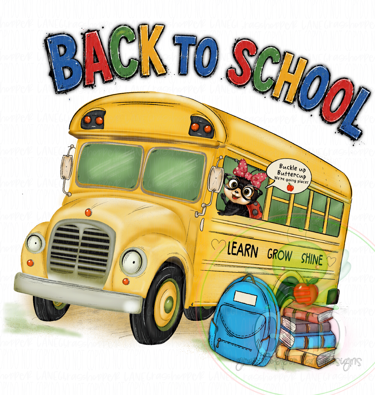 Adult Vintage Back to School Bus Shirt | Teacher Shirt | Bus Driver Shirt | Learn Grow Shine Tee | School Staff Shirt | First Day of School|Doris