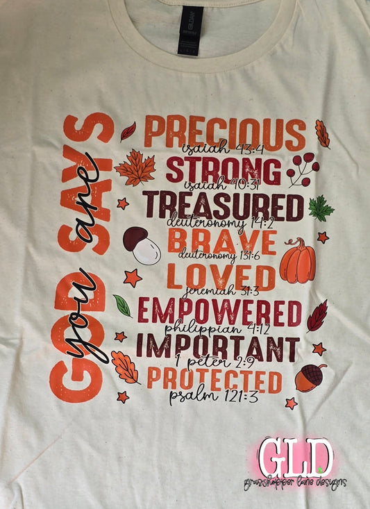 Fall - God Says - t-shirt