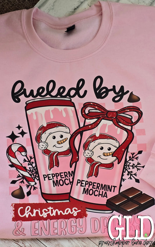Winter - Fueled by Christmas and Energy Drinks - Sweatshirt