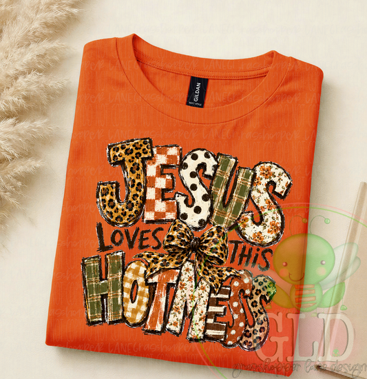 Jesus Loves This Hot Mess Shirt | Funny Faith Tee | GLD