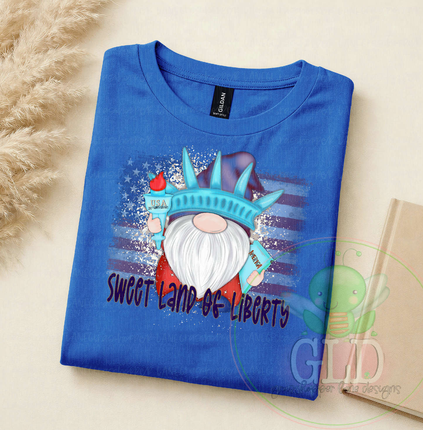 Red, White & Blue Gnome Style Tshirt