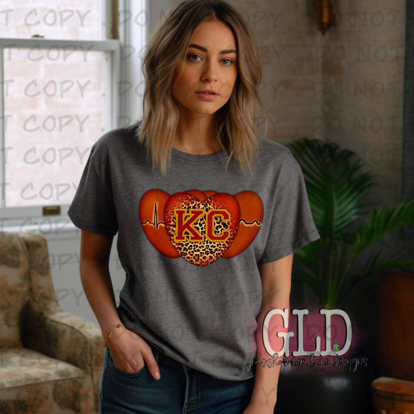 Football - KC Heartbeat - Tee