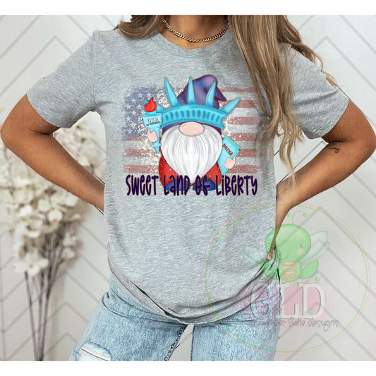 Red, White & Blue Gnome Style Tshirt