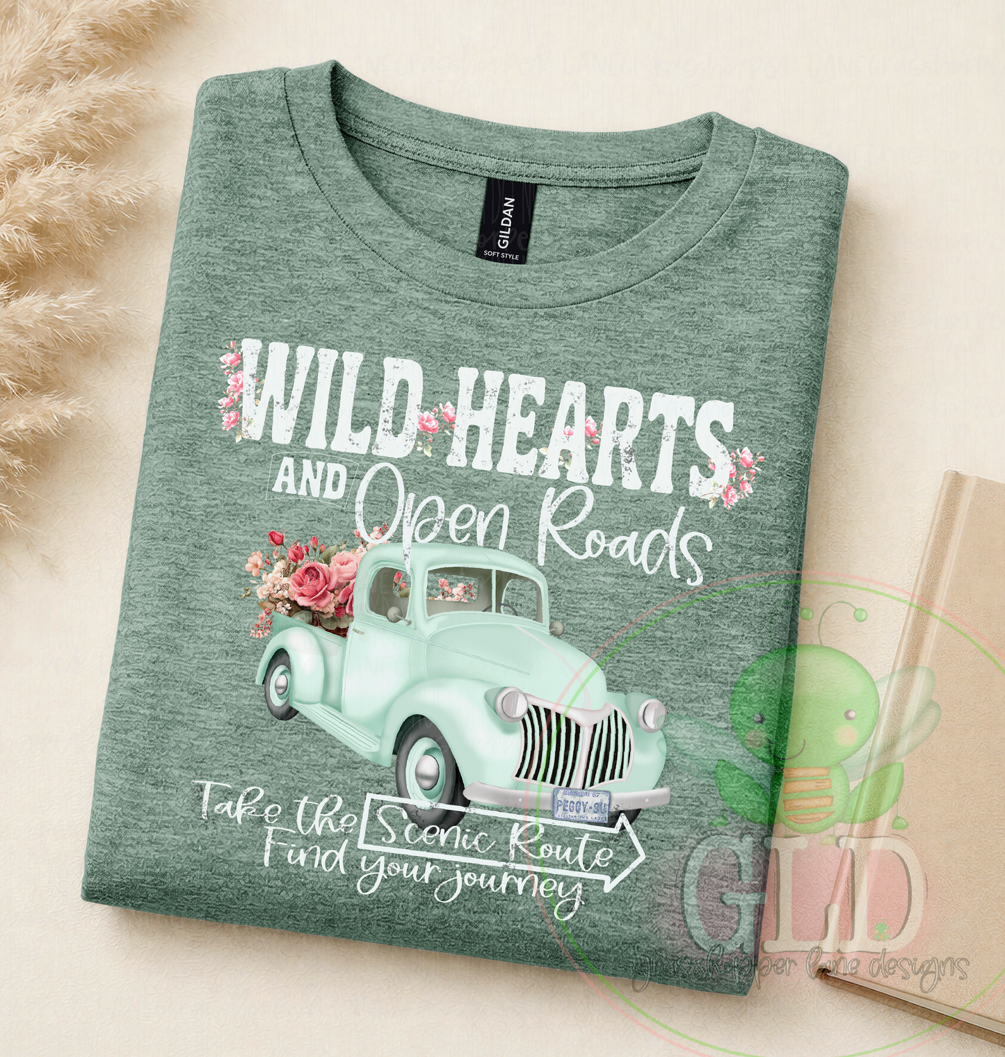 Wild Hearts & Open Roads | Vintage Truck Graphic Tee