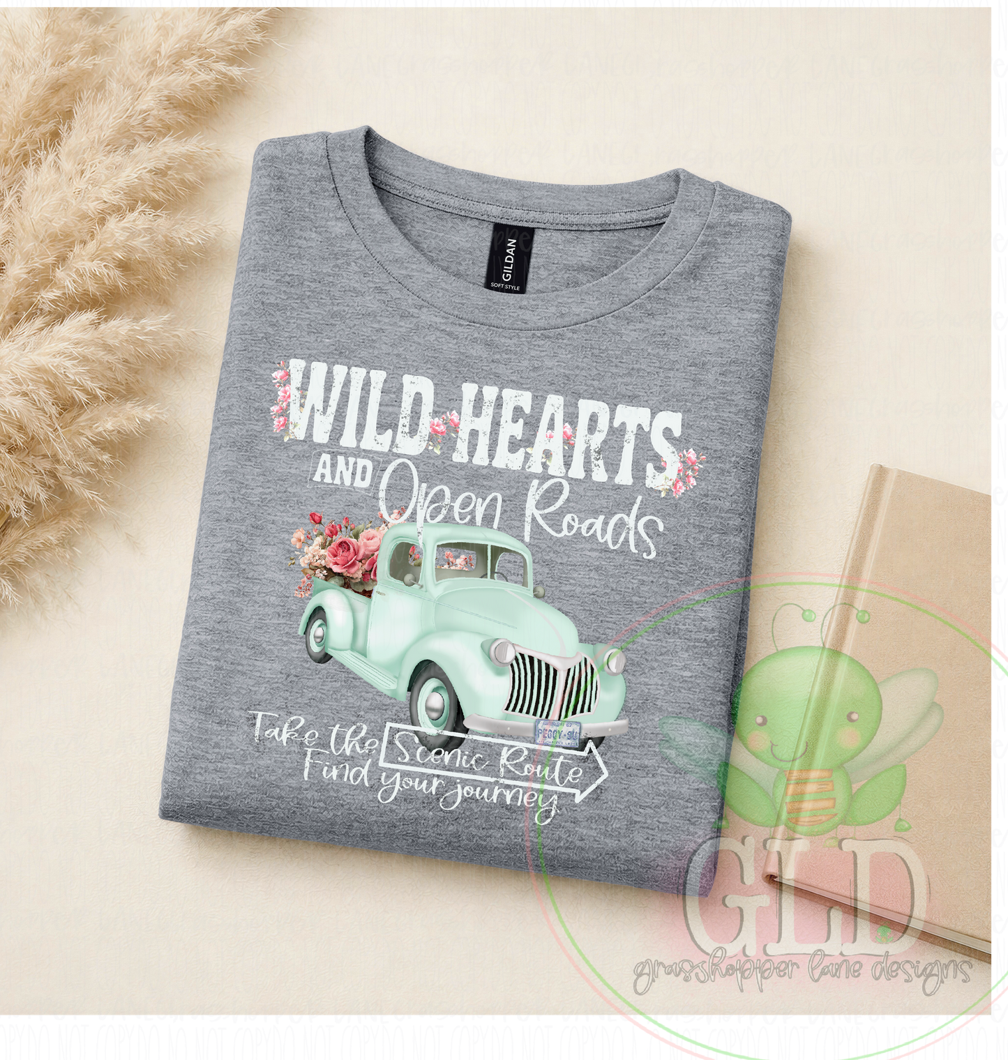Wild Hearts & Open Roads | Vintage Truck Graphic Tee