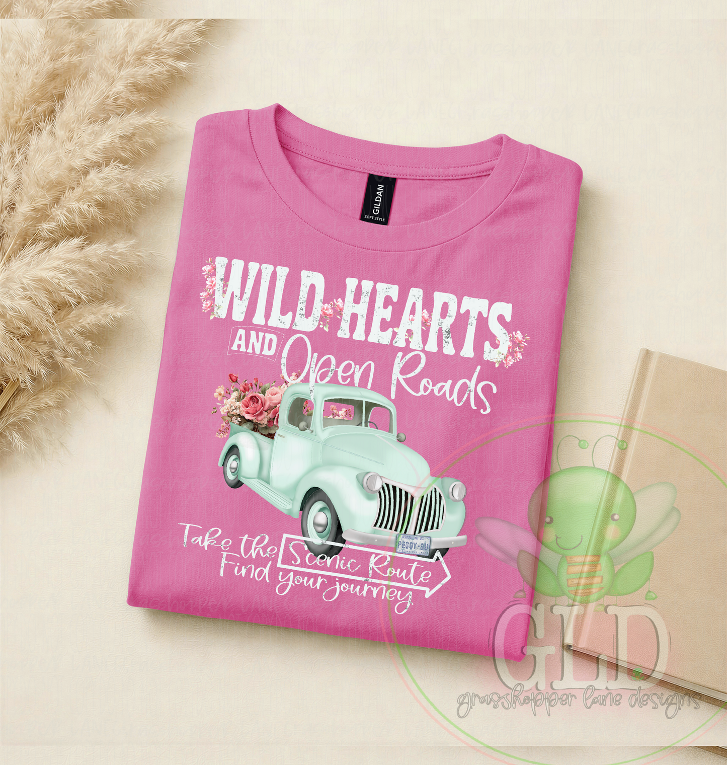 Wild Hearts & Open Roads | Vintage Truck Graphic Tee