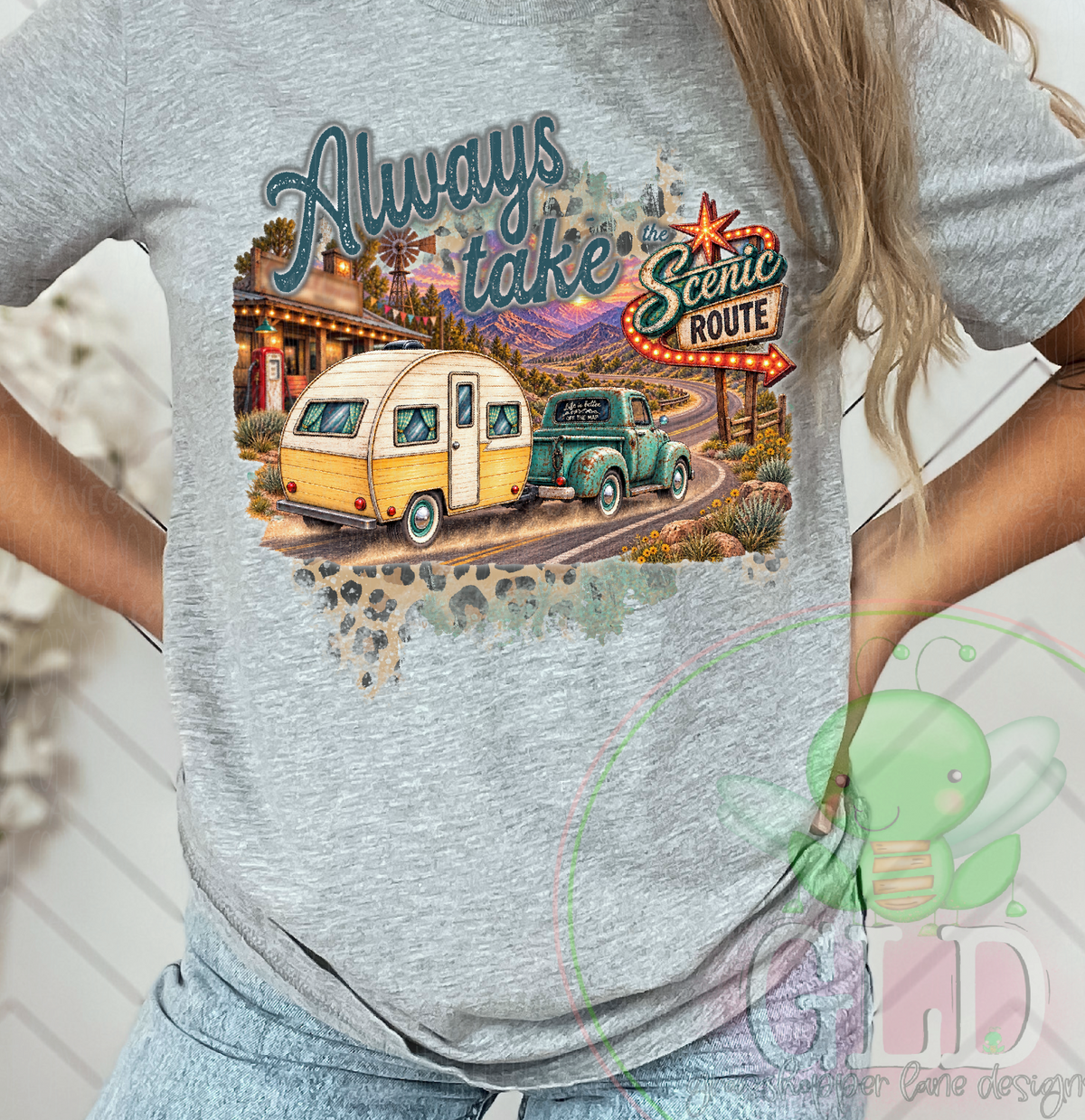 Always Take the Scenic Route | Heritage Collection Tee