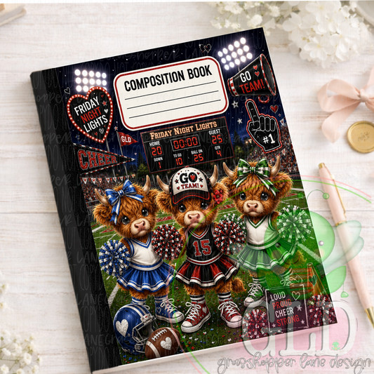 Friday Night Lights Composition Notebook - Libby Highland & Crew