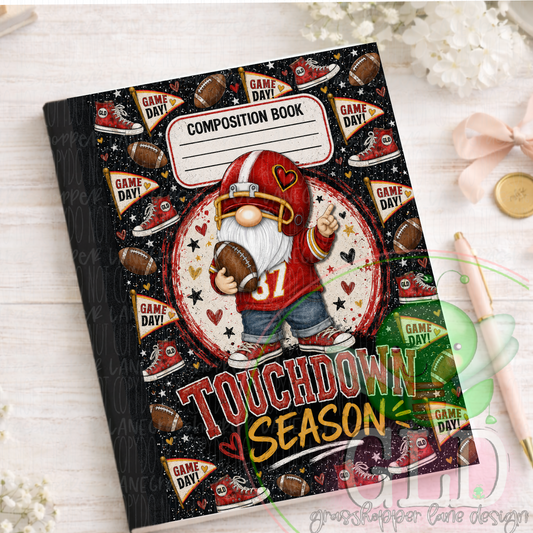 Friday Night Lights Composition Notebook - Walter Gnome'