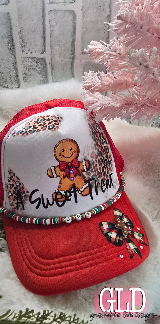 Trucker Hat - Sweet Treat - Green Plaid